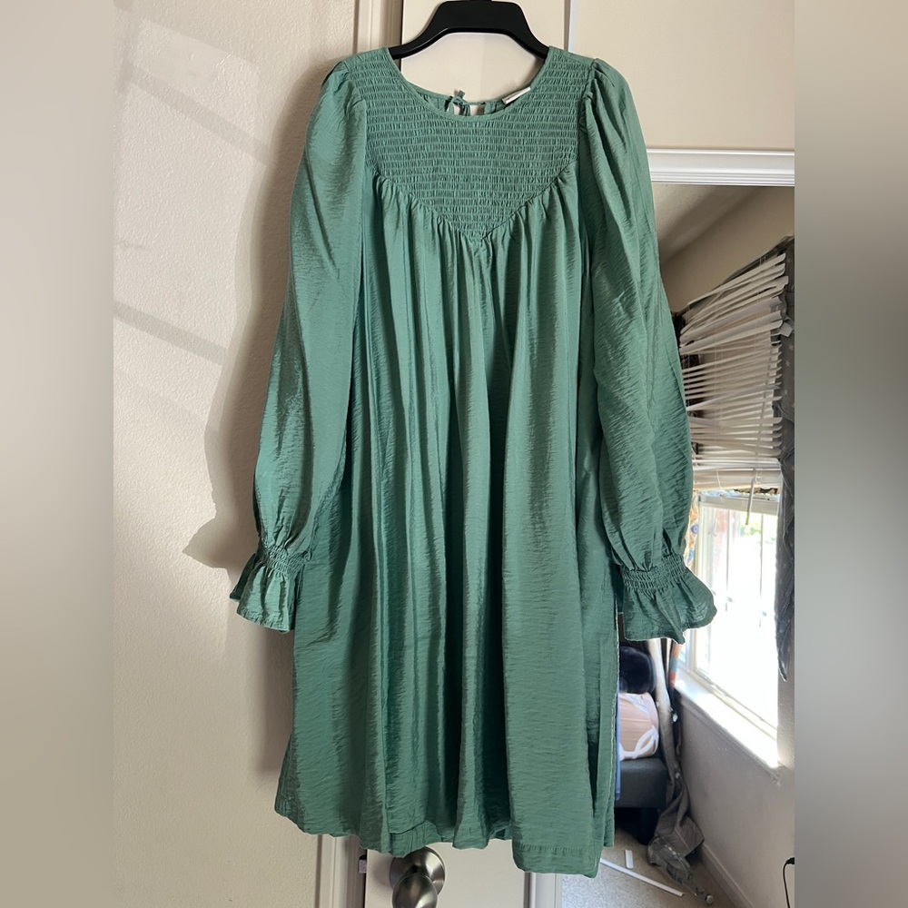 a new day Green Long Sleeve Dress